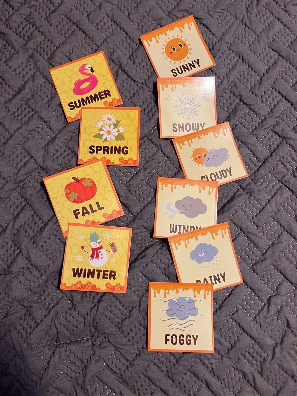 Bee Classroom Pocket Calendar